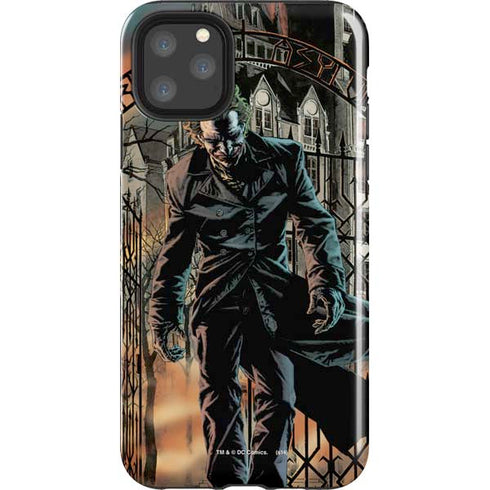 DC Comics The Joker Walking Dark Grounds Comic Art By Lee Bermejo iPhone 11 Pro Max Impact Case