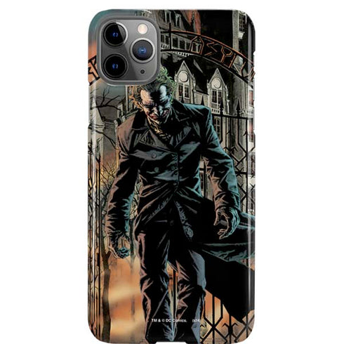 DC Comics The Joker Walking Dark Grounds Comic Art By Lee Bermejo iPhone 11 Pro Max Lite Case