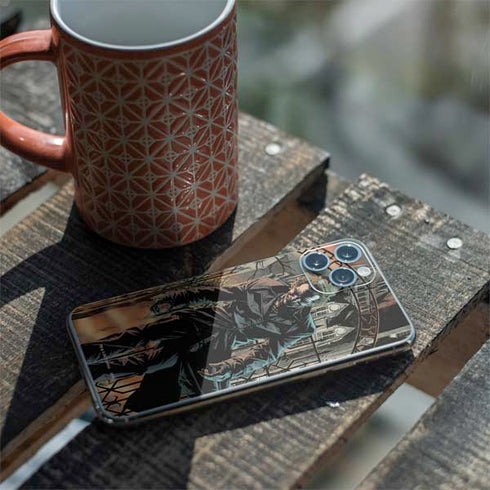 DC Comics The Joker Walking Dark Grounds Comic Art By Lee Bermejo iPhone 11 Pro Skin