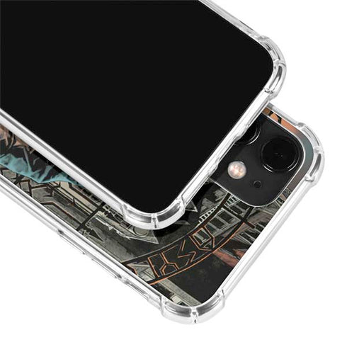 DC Comics The Joker Walking Dark Grounds Comic Art By Lee Bermejo iPhone 12 Clear Case