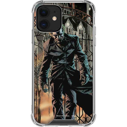 DC Comics The Joker Walking Dark Grounds Comic Art By Lee Bermejo iPhone 12 Mini Clear Case