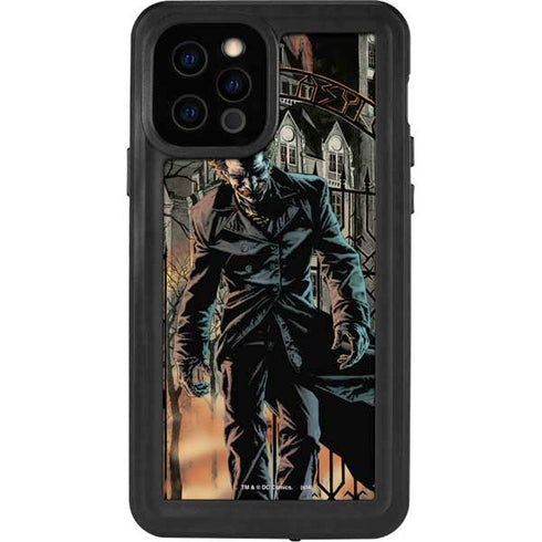 DC Comics The Joker Walking Dark Grounds Comic Art By Lee Bermejo iPhone 12 Pro Waterproof Case