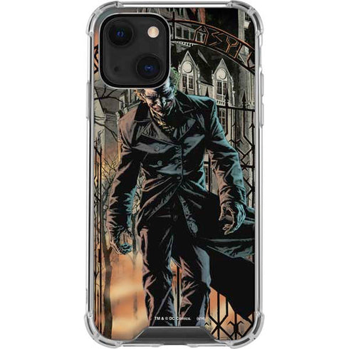 DC Comics The Joker Walking Dark Grounds Comic Art By Lee Bermejo iPhone 13 Clear Case