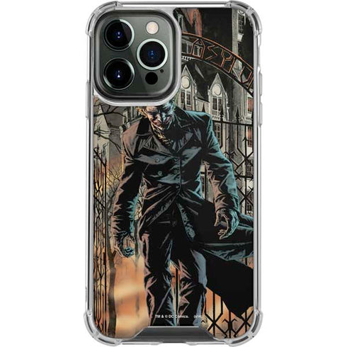 DC Comics The Joker Walking Dark Grounds Comic Art By Lee Bermejo iPhone 13 Pro Max Clear Case