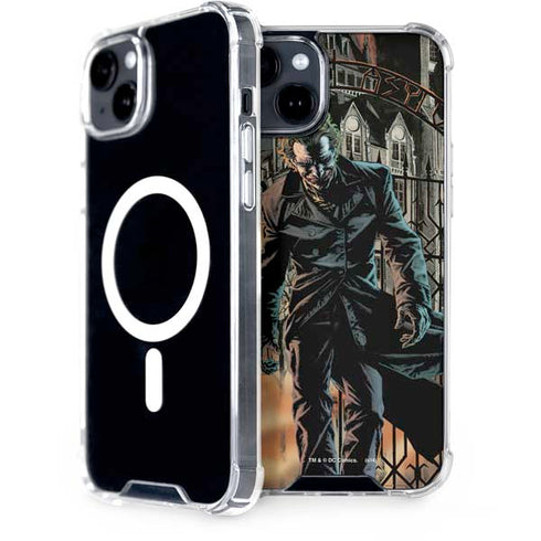 DC Comics The Joker Walking Dark Grounds Comic Art By Lee Bermejo iPhone 15 Plus MagSafe Case