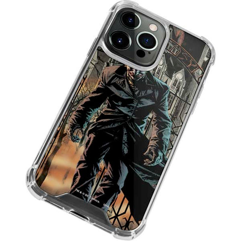 DC Comics The Joker Walking Dark Grounds Comic Art By Lee Bermejo iPhone 15 Pro Clear Case