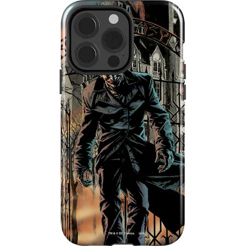 DC Comics The Joker Walking Dark Grounds Comic Art By Lee Bermejo iPhone 14 Pro Impact Case