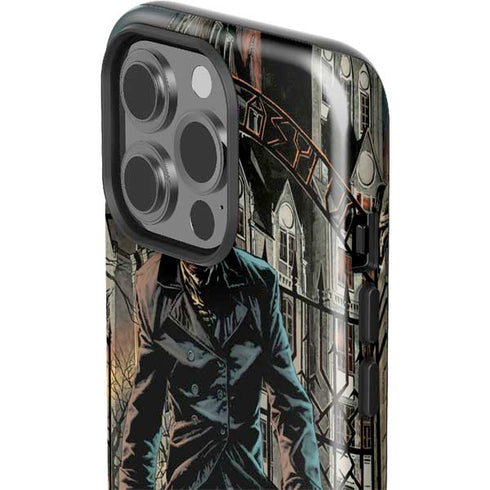 DC Comics The Joker Walking Dark Grounds Comic Art By Lee Bermejo iPhone 14 Pro Impact Case