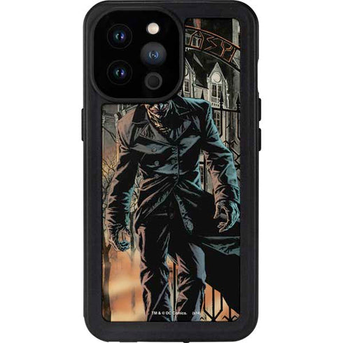 DC Comics The Joker Walking Dark Grounds Comic Art By Lee Bermejo iPhone 14 Pro Max Waterproof Case