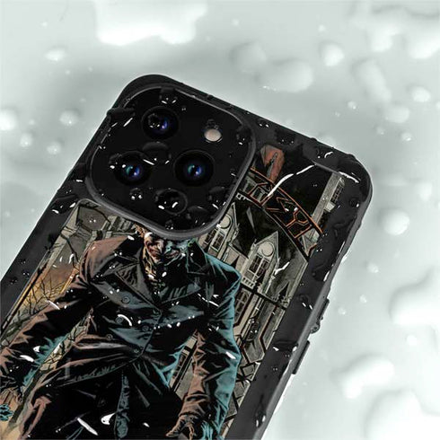 DC Comics The Joker Walking Dark Grounds Comic Art By Lee Bermejo iPhone 14 Pro Max Waterproof Case