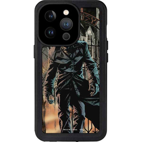 DC Comics The Joker Walking Dark Grounds Comic Art By Lee Bermejo iPhone 14 Pro Waterproof Case