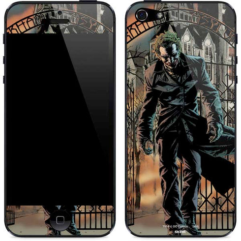 DC Comics The Joker Walking Dark Grounds Comic Art By Lee Bermejo iPhone 5/5s/5SE Skin