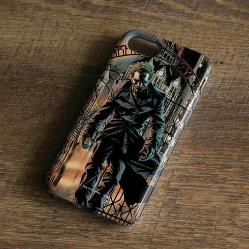 DC Comics The Joker Walking Dark Grounds Comic Art By Lee Bermejo iPhone 8 Pro Case