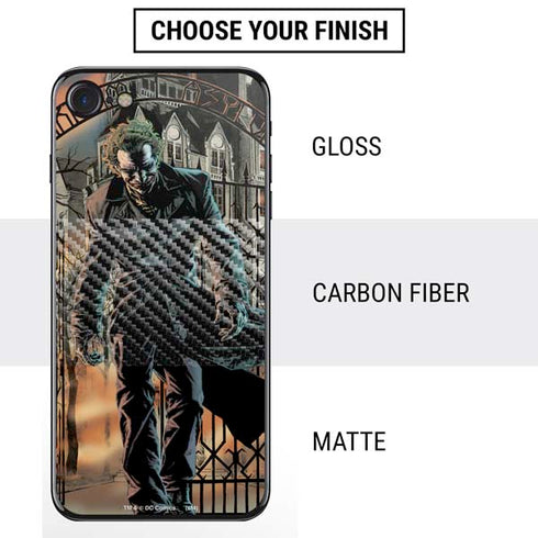 DC Comics The Joker Walking Dark Grounds Comic Art By Lee Bermejo iPhone SE (2nd & 3rd Gen) Skin