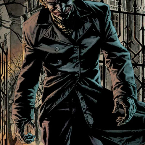 DC Comics The Joker Walking Dark Grounds Comic Art By Lee Bermejo iPhone X Pro Case