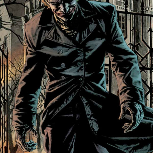 DC Comics The Joker Walking Dark Grounds Comic Art By Lee Bermejo iPhone XR Skin