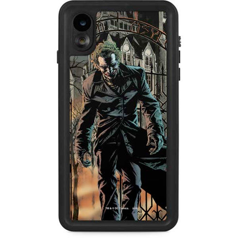 DC Comics The Joker Walking Dark Grounds Comic Art By Lee Bermejo iPhone XR Waterproof Case
