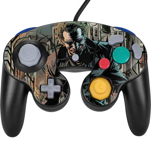 DC Comics The Joker Walking Dark Grounds Comic Art By Lee Bermejo Nintendo GameCube Controller Skin
