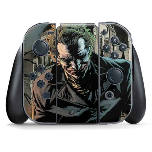DC Comics The Joker Walking Dark Grounds Comic Art By Lee Bermejo Nintendo Switch (2017-2021) Joy-Con Controller Skin
