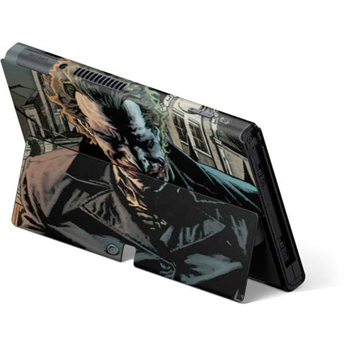 DC Comics The Joker Walking Dark Grounds Comic Art By Lee Bermejo Nintendo Switch OLED (2021) Skin