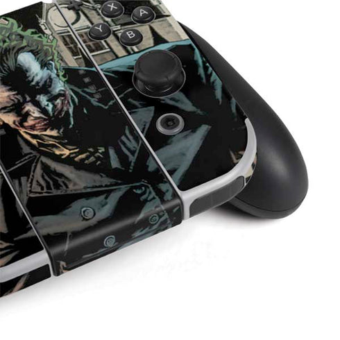 DC Comics The Joker Walking Dark Grounds Comic Art By Lee Bermejo Nintendo Switch OLED (2021) Skin