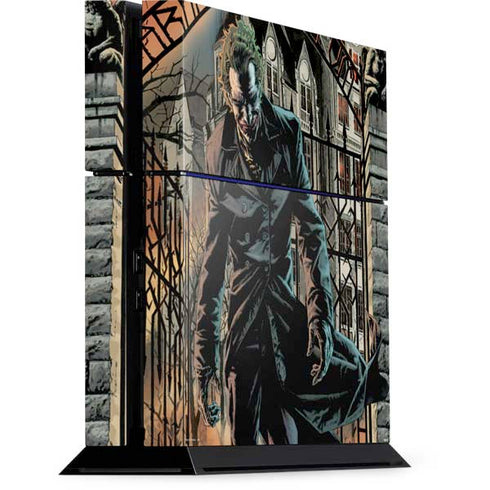 DC Comics The Joker Walking Dark Grounds Comic Art By Lee Bermejo PS4 Console Skin