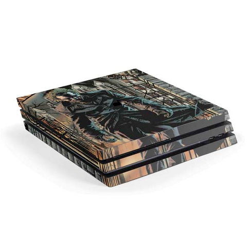 DC Comics The Joker Walking Dark Grounds Comic Art By Lee Bermejo PS4 Pro Console Skin