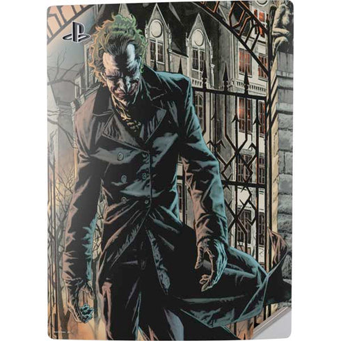 DC Comics The Joker Walking Dark Grounds Comic Art By Lee Bermejo PS5 Digital Edition Console Skin