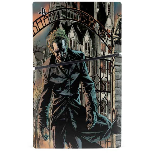 DC Comics The Joker Walking Dark Grounds Comic Art By Lee Bermejo PS5 Slim Digital Edition Bundle Skin