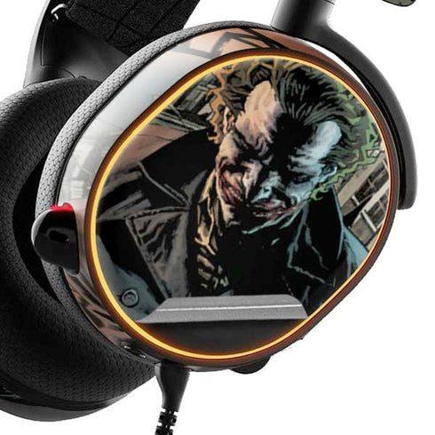 DC Comics The Joker Walking Dark Grounds Comic Art By Lee Bermejo SteelSeries Arctis 3 Skin