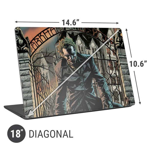 DC Comics The Joker Walking Dark Grounds Comic Art By Lee Bermejo Universal Laptop 18in (14.6 x 10.6in) Skin