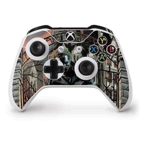 DC Comics The Joker Walking Dark Grounds Comic Art By Lee Bermejo Xbox One S Controller Skin
