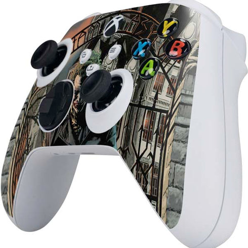 DC Comics The Joker Walking Dark Grounds Comic Art By Lee Bermejo Xbox Series S Controller Skin