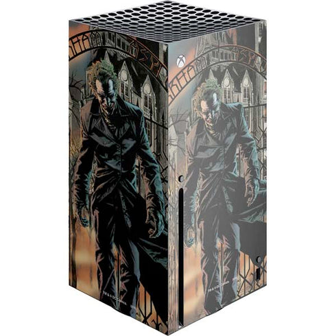 DC Comics The Joker Walking Dark Grounds Comic Art By Lee Bermejo Xbox Series X Console Skin