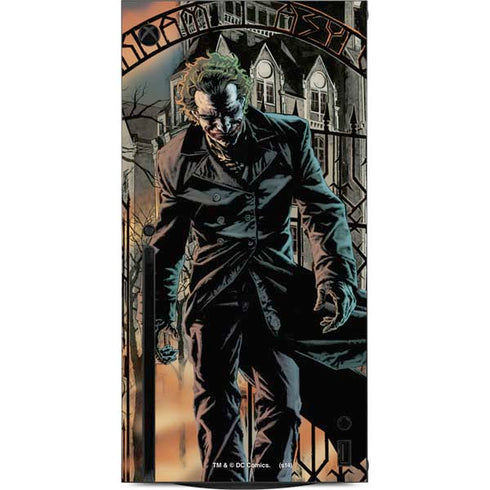 DC Comics The Joker Walking Dark Grounds Comic Art By Lee Bermejo Xbox Series X Console Skin