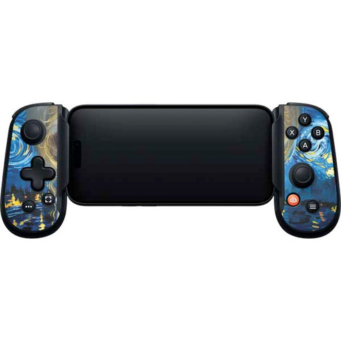 Artist Alice in Van Gogh Starry Night by Jasmine Becket-Griffith Backbone One for iPhone Game Controller Skin