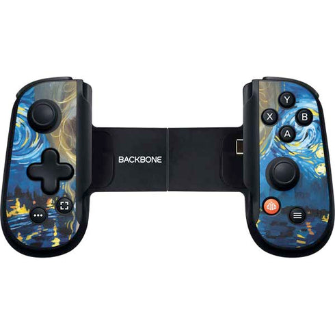 Artist Alice in Van Gogh Starry Night by Jasmine Becket-Griffith Backbone One for iPhone Game Controller Skin