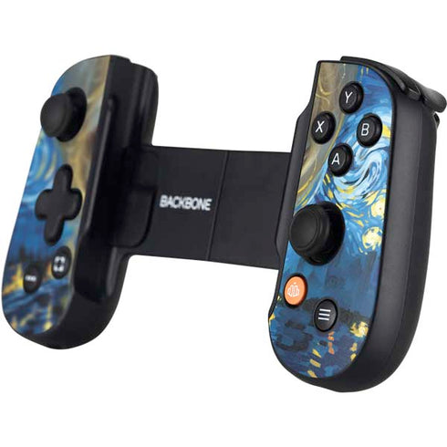 Artist Alice in Van Gogh Starry Night by Jasmine Becket-Griffith Backbone One for iPhone Game Controller Skin