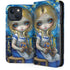 Artist Alice in Van Gogh Starry Night by Jasmine Becket-Griffith iPhone 15 Plus Folio Case