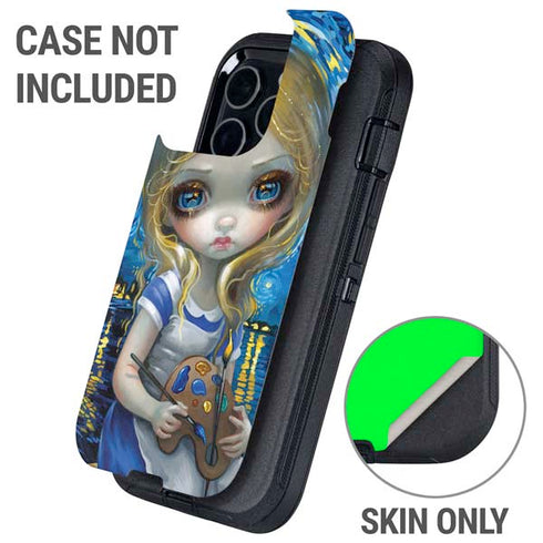 Artist Alice in Van Gogh Starry Night by Jasmine Becket-Griffith Otterbox Defender iPhone Skin