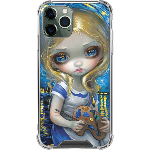 Artist Alice in Van Gogh Starry Night by Jasmine Becket-Griffith iPhone 11 Pro Max Clear Case