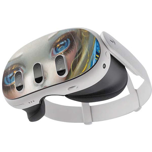 Artist Alice in Van Gogh Starry Night by Jasmine Becket-Griffith Meta Quest 3 Skin