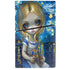 Artist Alice in Van Gogh Starry Night by Jasmine Becket-Griffith PS5 Slim Disk Console Skin