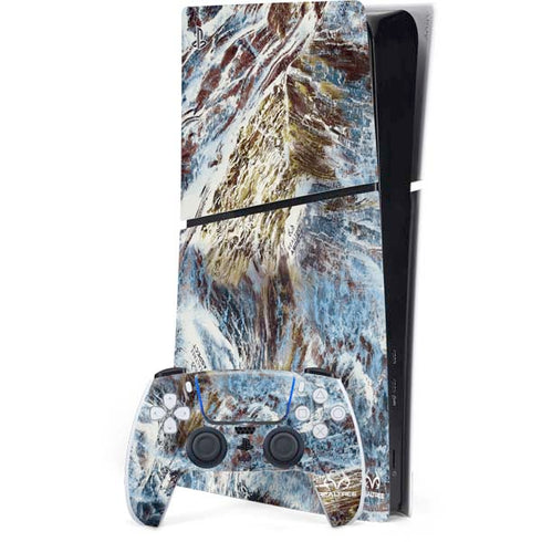 RealTree Aspect Light Camo PS5 Slim Digital Edition Bundle Skin