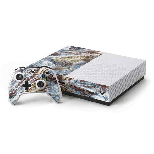 RealTree Aspect Light Camo Xbox One S Console and Controller Bundle Skin