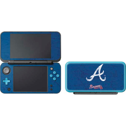 MLB Atlanta Braves - Solid Distressed Nintendo 2DS XL (2017) Skin