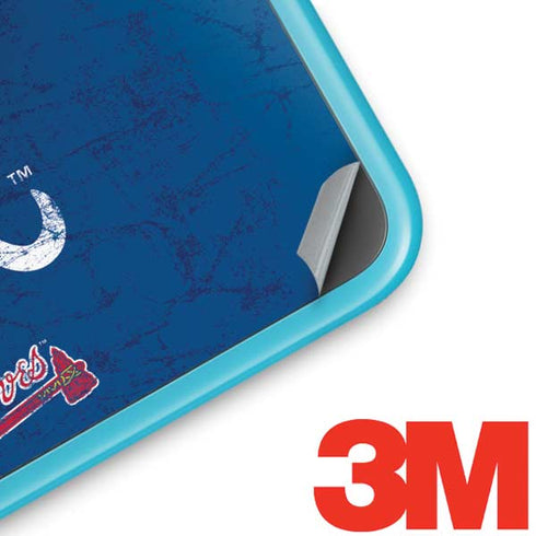 MLB Atlanta Braves - Solid Distressed Nintendo 2DS XL (2017) Skin