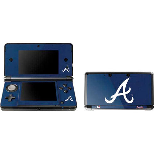 MLB Atlanta Braves - Solid Distressed 3DS (2011) Skin