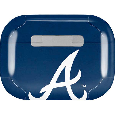 MLB Atlanta Braves - Solid Distressed AirPods Pro 2nd Gen Skin