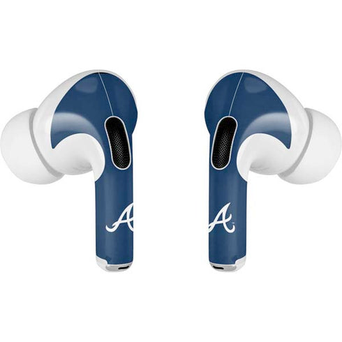 MLB Atlanta Braves - Solid Distressed AirPods Pro 2nd Gen Skin